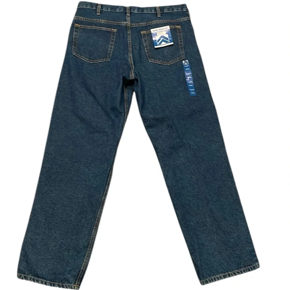Cogimex Full‎ Blue Original Jeans Relaxed Fit Straight Leg Jeans 36x32
